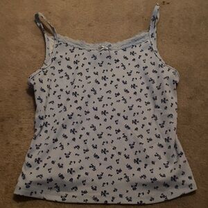 Rue21 Blue and White Floral Cami